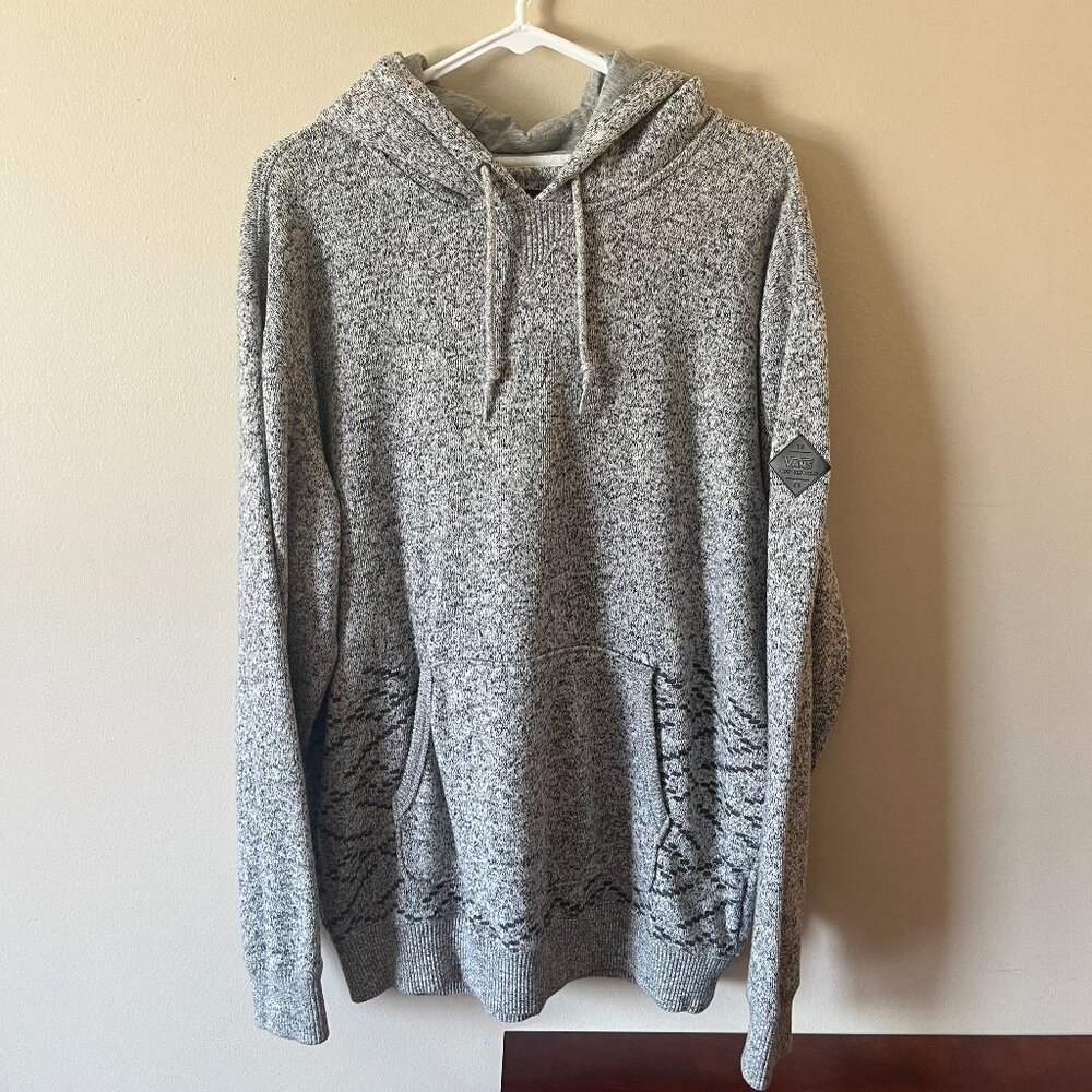 Vans Gray Pullover Sweatshirt Hoodie Men's Size Large
